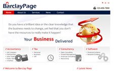Barclay Page Website Design Jaipur