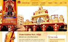 Shree Krishna Mutt Religious Web Design